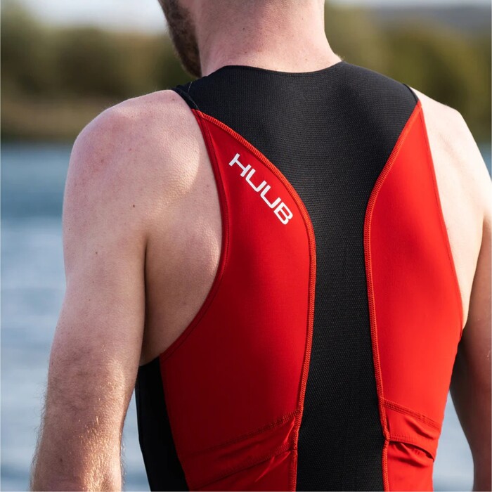 Huub Mnner Black 2024 RaceLine Triathlon-Anzug RCTS - / Red